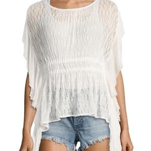 Free People June Top XS ivory lace